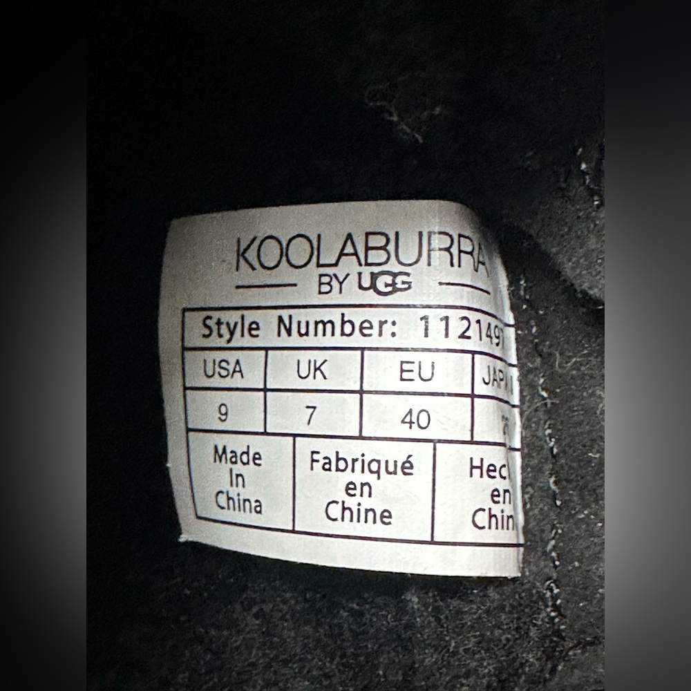 Koolaburra by UGG Advay boots in black suede, size 9 - Picture 5 of 10